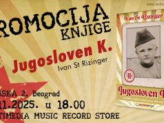 “Jugosloven K.” Ivana St. Rizingera ponovo pred čitaocima – promocija u Multimedia Music Shop-u